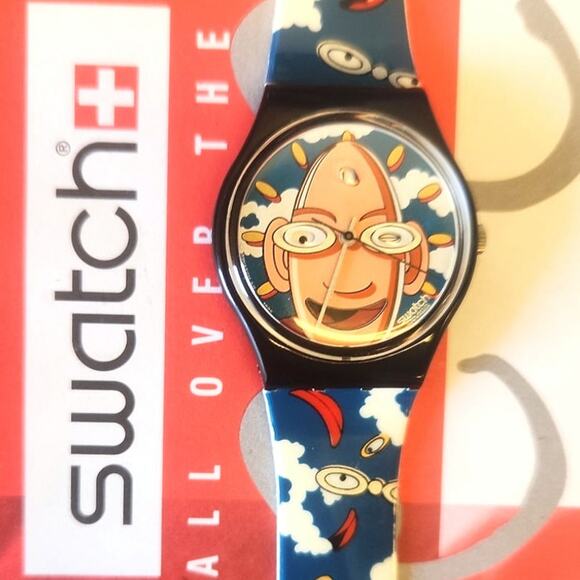Swatch watch LOOKA GZ700 1996 Collectors Special Designed by S. Pirovano NEW - Picture 5 of 16
